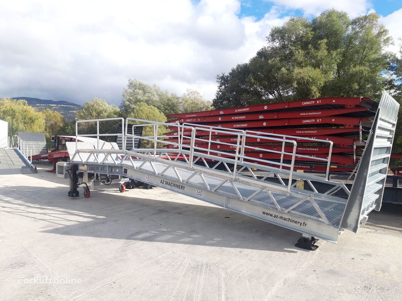 new AZ-Machinery AZ RAMP - STAR- 8T FULL GALVA mobile ramp