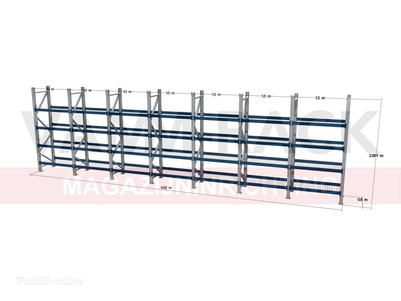 Schaefer PR600 warehouse shelving